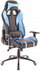 Игровое кресло для геймеров Everprof Lotus S16 обивка: искусственная кожа, цвет: голубой
